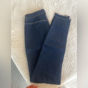 MISSGUIDED HIGH RISE RAW EDGE SKINNY JEGGINGS 4